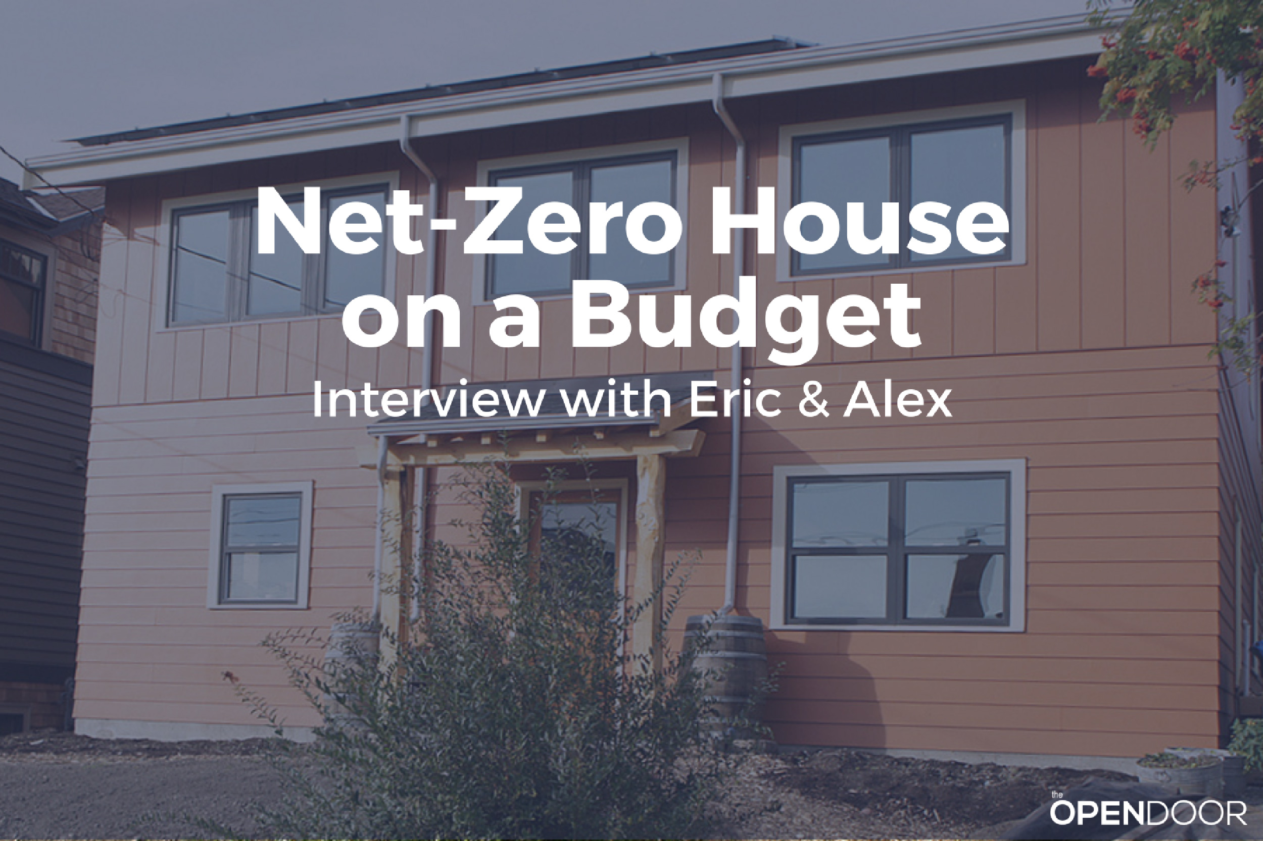 Net-Zero House on a Budget